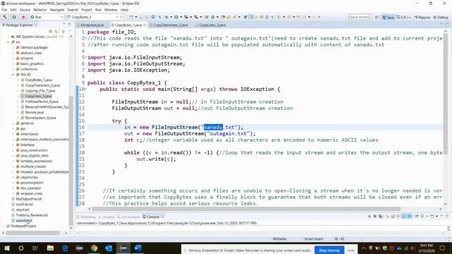 File IO - ByteStream смотреть онлайн