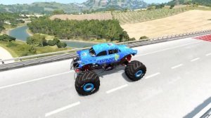 Car Vs Police шипованная полоса BeamNG Drive – Реалистичный игровой процесс с авариями