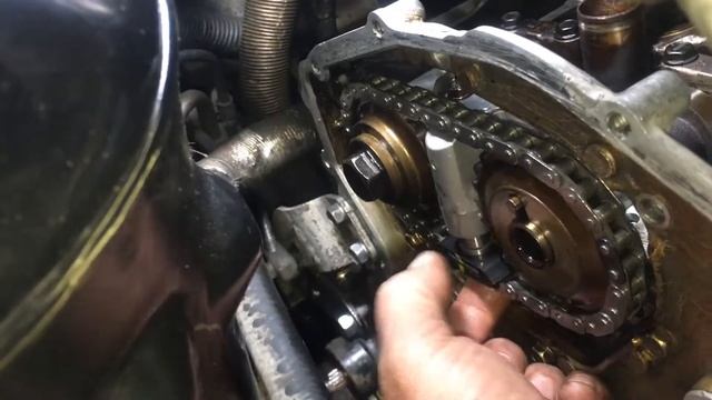 Замена цеп грм Ниссан Максима (Nissan Maxima) и установка метки зажигание смотреть онлайн