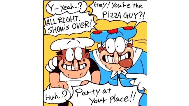 Комикс Pizza Tower - Пеппино VS Пиццано (русская озвучка) смотреть онлайн