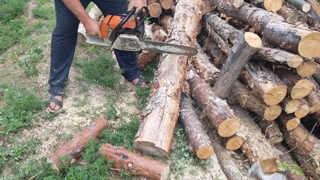 Stihl ms 260 работа