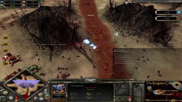 Dawn of War Soulstorm 1 v 1 Imperial Guard vs Tau смотреть онлайн