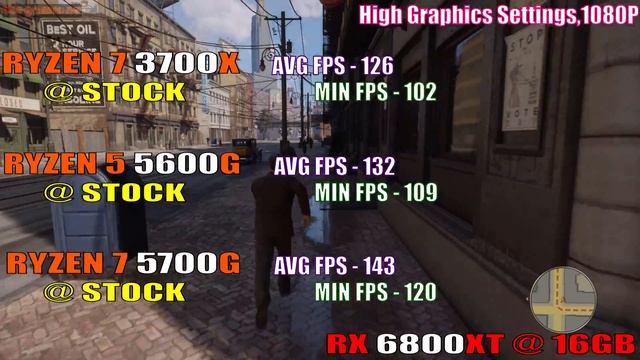 RYZEN 7 3700X vs RYZEN 5 5600G vs RYZEN 7 5700G || PC GAMES TEST || смотреть онлайн