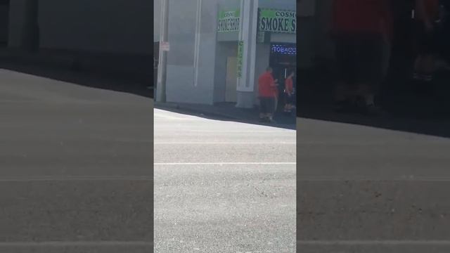 Hampton Brandon Gets Hit By A Car In Hollywood And Walks It Off.