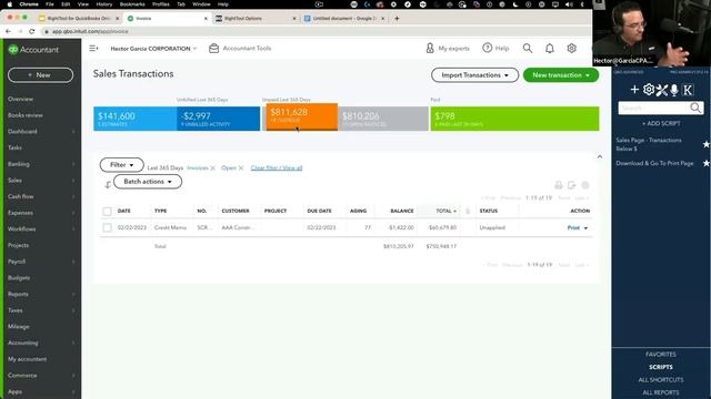 RightTool PRO: Add Scripts (Bookmarklets) in Quickbooks Online смотреть онлайн