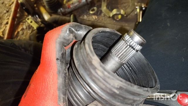 Замена внутреннего и наружнего шруса Honda Partner