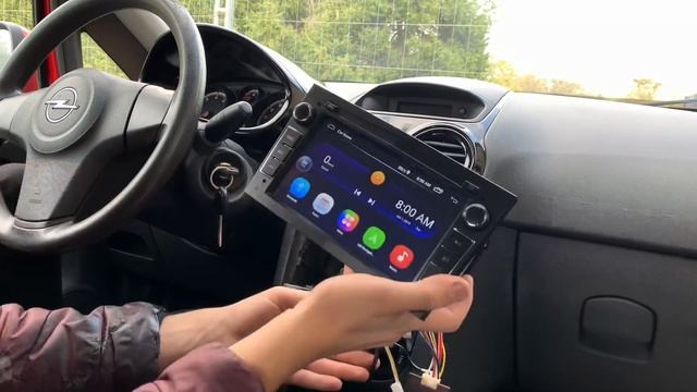 INSTALL GPS DVD Bluetooth Camera on OPEL CORSA D /Astra ( AliExpress ) смотреть онлайн