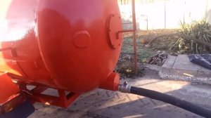 Самодельная бочка. Ассенизатор.