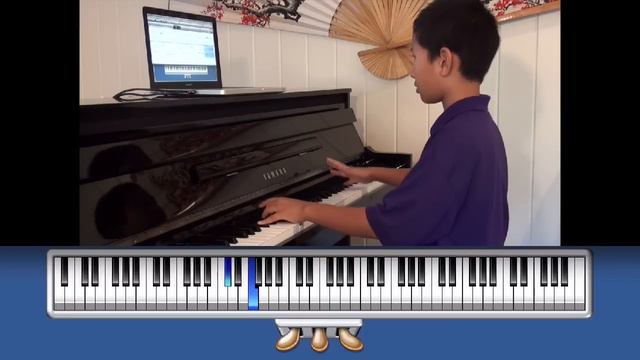 Practicing Mozart Piano Concerto with Home Concert Xtreme смотреть онлайн