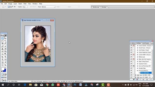 How To Create Shortcut Action In Photoshop | Photoshop Action Kaise Create Kare Easy And Fast
