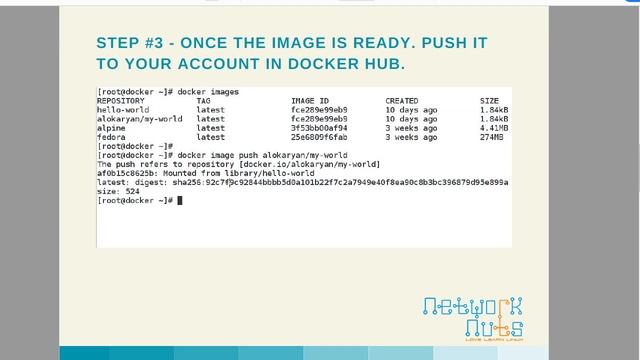 Docker Hub - Pull / Push смотреть онлайн