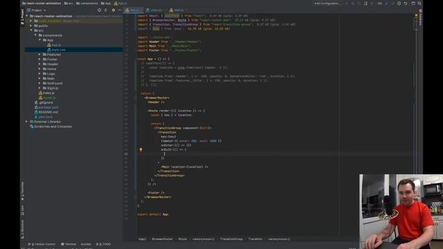 [React + Redux 2020]: Сложная анимация при переключении роутов смотреть онлайн