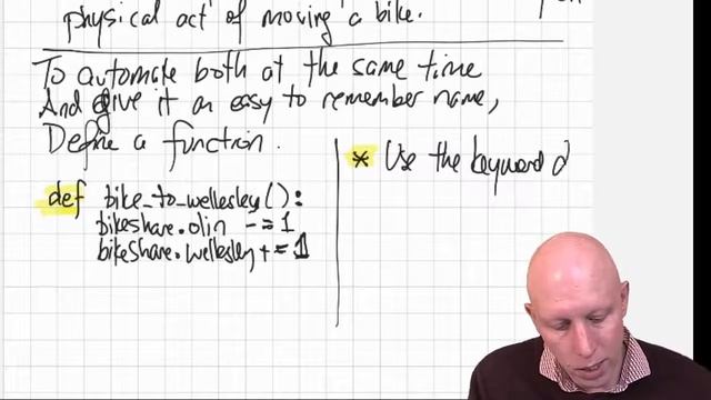 Modeling and Simulation in Python - Chapter 2 - Defining a Function to Move Bikes смотреть онлайн