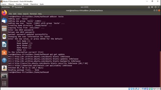 Curso de Linux #26: acessando o root (sudo su) смотреть онлайн