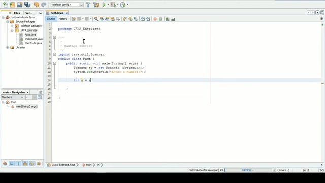 [JAVA] Find Factorial of n using java programming|| java programming||Basic смотреть онлайн