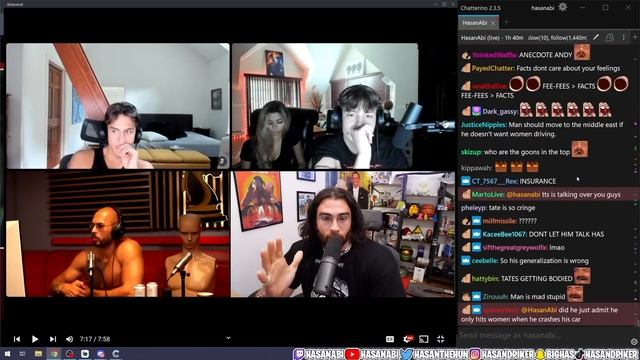 Hasanabi DEBATES Andrew Tate and makes him CRY смотреть онлайн