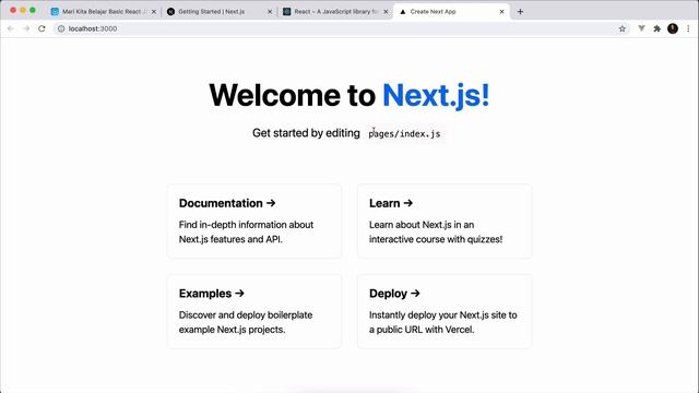 Belajar Next JS - 1 Introduction & Installation смотреть онлайн