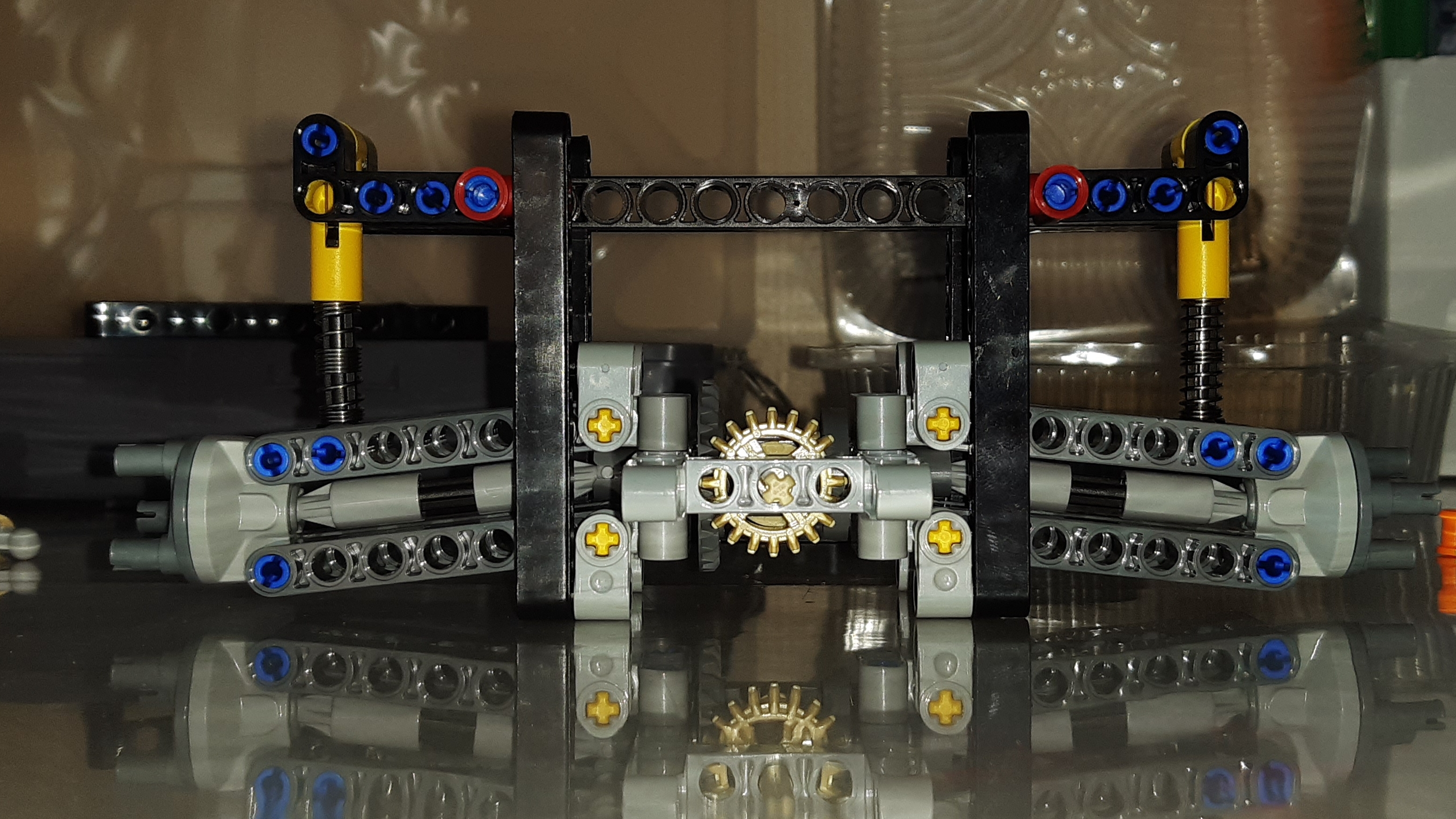 Я создол лёгкую подвеску,LEGO TEKNIK.