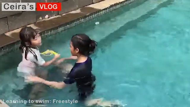 Learning To Swim Freestyle | Enjoy Swimming!