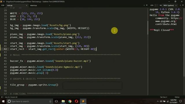 Adding Scores, animations and fall effects | Piano Tiles PART 6 | python gamedev | #pyguru смотреть онлайн