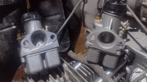 замена карбюраторов на мотоцикле Днепр МТ-10, на К-68 У