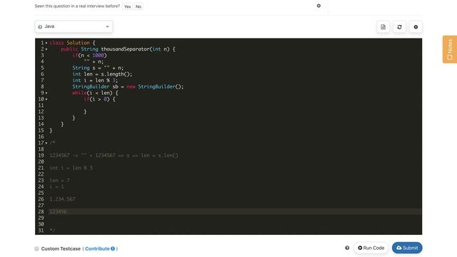 thousand separator leetcode | leetcode 1556 | String смотреть онлайн