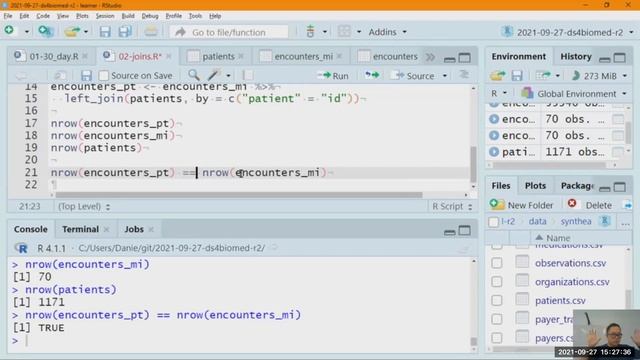 ds4biomed: More Data Processing and Introduction to Modeling in R Day 1 смотреть онлайн