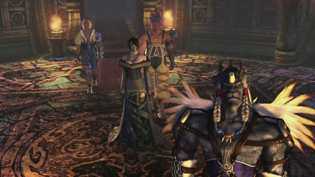 FINAL FANTASY X HD Remaster - Meeting Lulu, Kimahri and Yuna смотреть онлайн