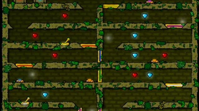 Прохождение игры Огонь и Вода в лесном храме 1# смотреть онлайн