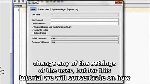 SQL tutorial 42 How to Unlock user using SQL Developer computer tips and triks pro смотреть онлайн
