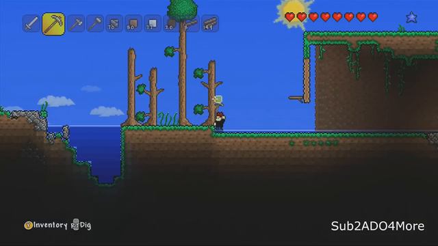 Terraria 360 Lets Play Part 3: Tips & A NPC House