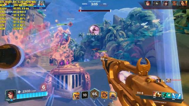 Paladins OB Patch 63 : GTX 1050TI 4GB | Max settings | 1080p смотреть онлайн