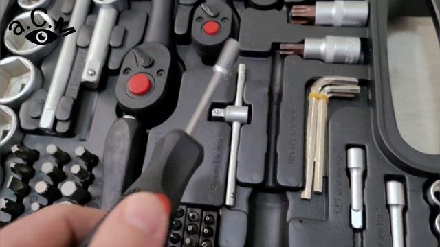 НЕМСКИ КОМПЛЕКТ ИНСТРУМЕНТИ ГЕДОРЕ 216 ЧАСТИ - CHROME VANADIUM - STAHI MAYER - PROFESSIONAL   а.С.м смотреть онлайн