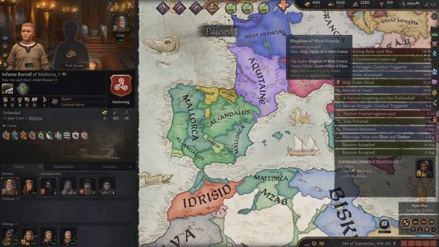 Crusader Kings III z DLC Friends and Foes Iberyjscy Wikingowie - 5 [PL] смотреть онлайн