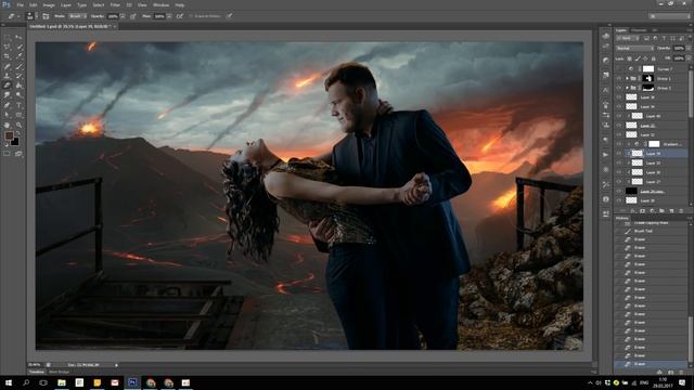 THE LAST DELIGHT / Making of photomanipulation in Photoshop / Photo editing смотреть онлайн