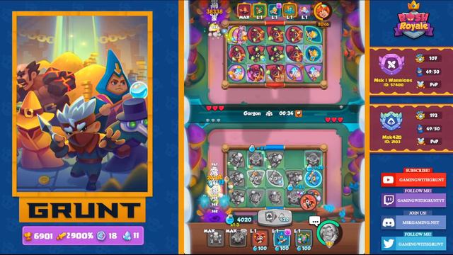 Rush Royale Robot fun deck and account update смотреть онлайн