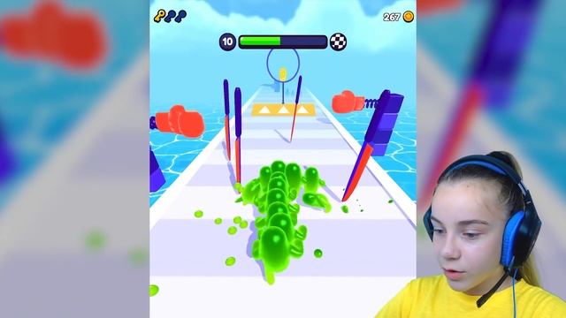 ЭВОЛЮЦИЯ СЛАЙМОВ, МАКСИМАЛЬНЫЙ УРОВЕНЬ Join Blob Clash 3D