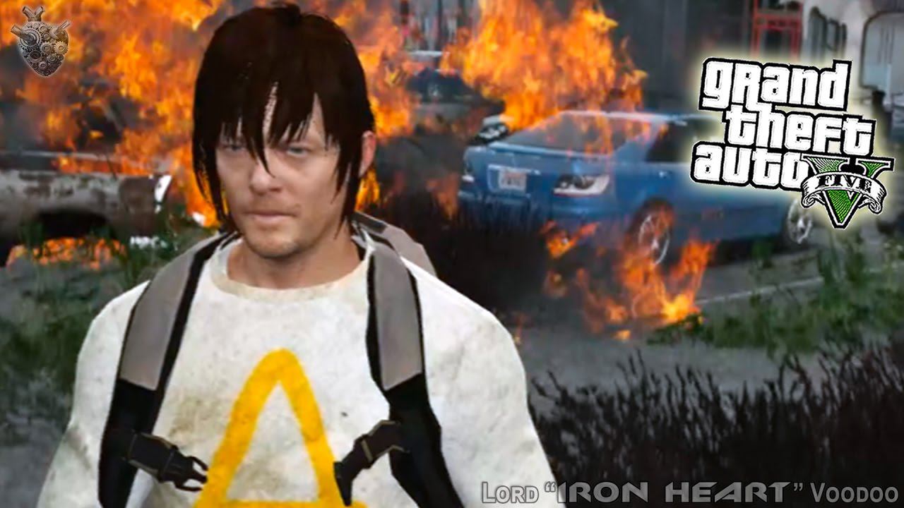 GTA V! ХОДЯЧИЕ МЕРТВЕЦЫ В GTA 5! ДЭРИЛ СБЕЖАЛ ОТ НИГАНА! ЗОМБИ АПОКАЛИПСИС! GTA 5 MODS [ГТА 5 МОДЫ] смотреть онлайн