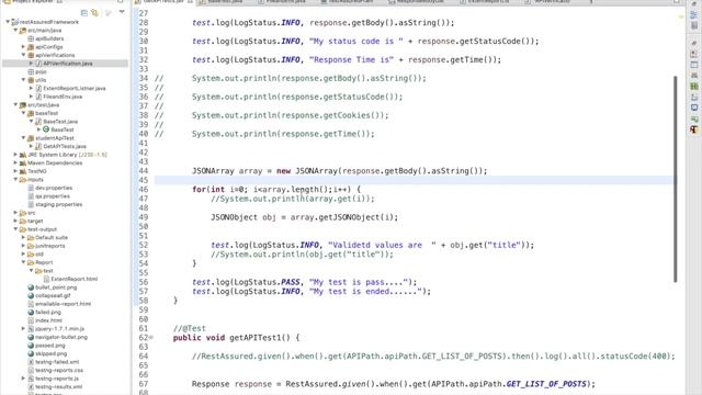 Rest assured API automation framework - How to validate API response (Real-time Framework ) смотреть онлайн
