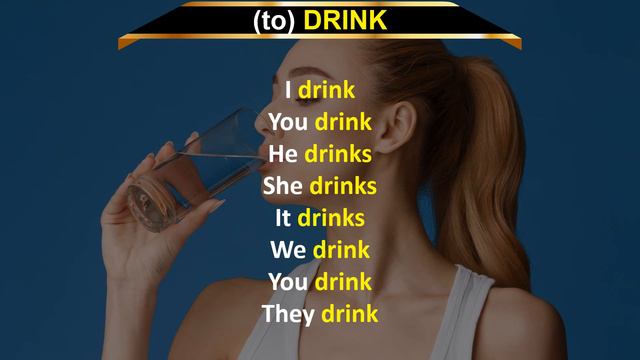 (to) DRINK | Simple Present смотреть онлайн