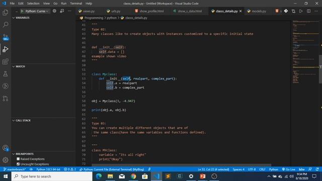 #10 Class and objects details of python in Bangla смотреть онлайн