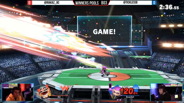 BashFest 2020: Irakaz (Wario) vs Tickle (Inkling) - Pools смотреть онлайн
