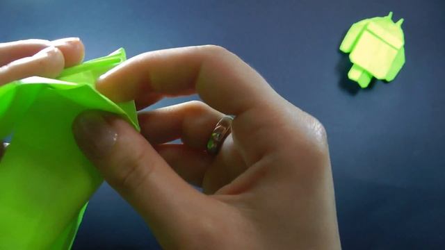 How to make an origami Android Robot - Advanced level смотреть онлайн