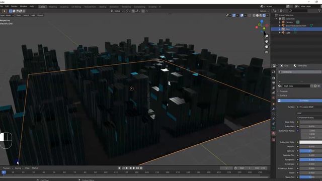 EASY | Discombobulator & Depth of Field | Greeble City | Blender 2.9 & 2.8 Tutorial смотреть онлайн