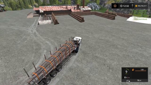 PETERBILT LOGGING TRUCK BIG HAUL | Farming Simulator 17 Multiplayer Gameplay смотреть онлайн