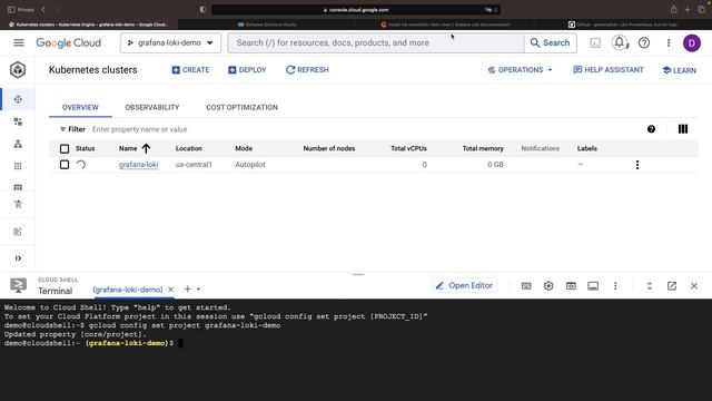 Installing Grafana Loki on Google Kubernetes Engine смотреть онлайн