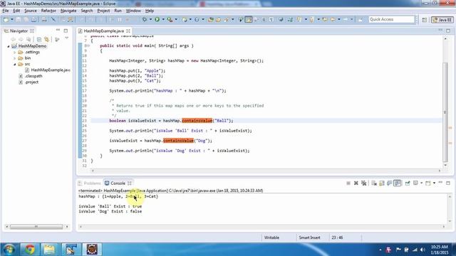How to check value exists or not in the HashMap? | HashMap (ContainsValue) смотреть онлайн
