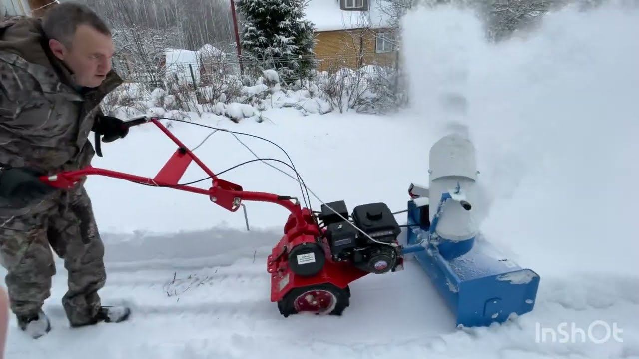 Снегоуборщик Пахарь на МБ Агат смотреть онлайн