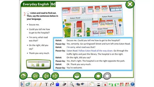 Excel 6.Module 8.Ex:2.p 94. Asking for and Giving Directions смотреть онлайн
