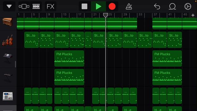 Делаем бит на телефоне ( garage band) 2021 смотреть онлайн